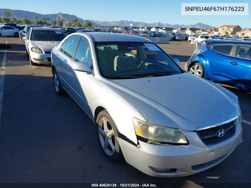 2007 Hyundai Sonata Se/Limited VIN: 5NPEU46F67H176223 Lot: 40626139