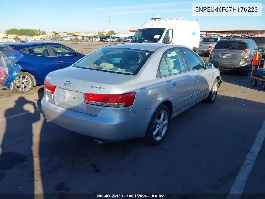 2007 Hyundai Sonata Se/Limited VIN: 5NPEU46F67H176223 Lot: 40626139