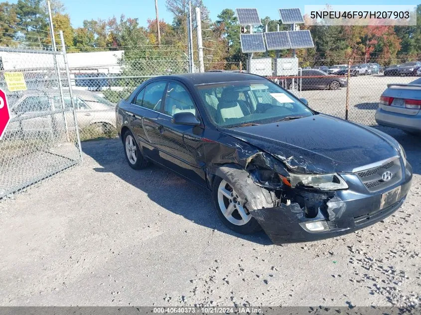 2007 Hyundai Sonata Limited/Se V6 VIN: 5NPEU46F97H207903 Lot: 40640373