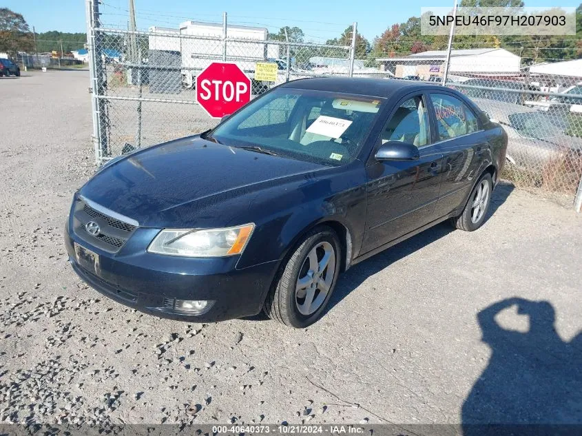 2007 Hyundai Sonata Limited/Se V6 VIN: 5NPEU46F97H207903 Lot: 40640373