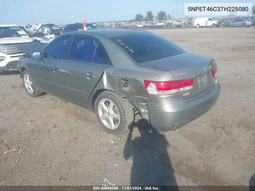 2007 Hyundai Sonata Gls VIN: 5NPET46C37H225080 Lot: 40668096