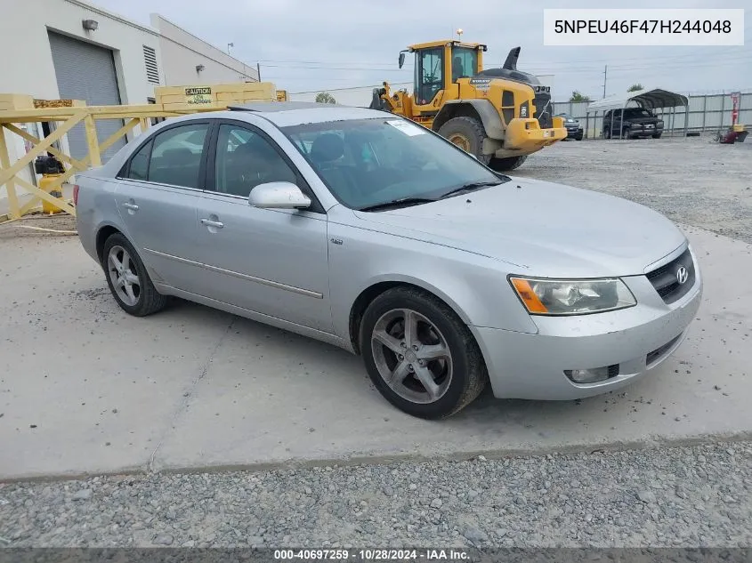 2007 Hyundai Sonata Limited/Se V6 VIN: 5NPEU46F47H244048 Lot: 40697259