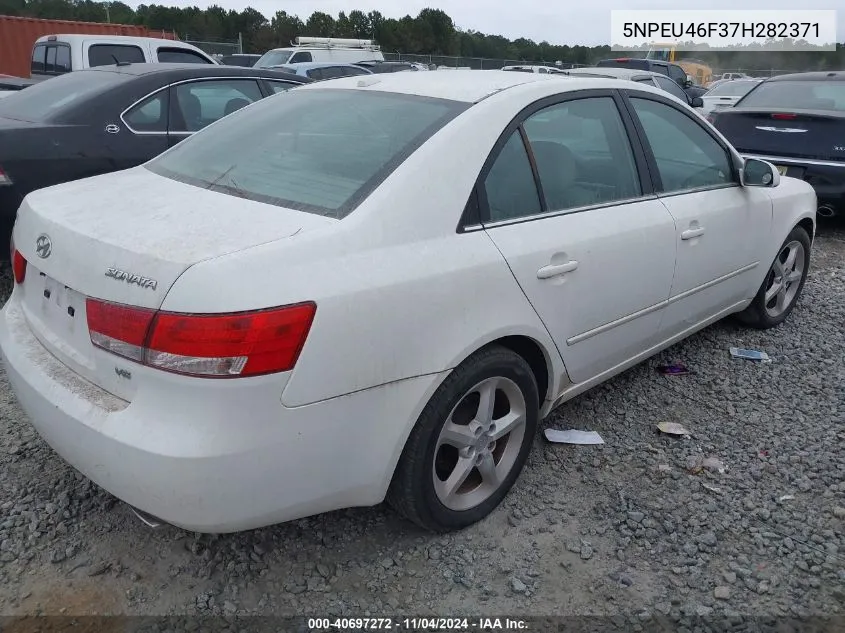 5NPEU46F37H282371 2007 Hyundai Sonata Limited/Se V6