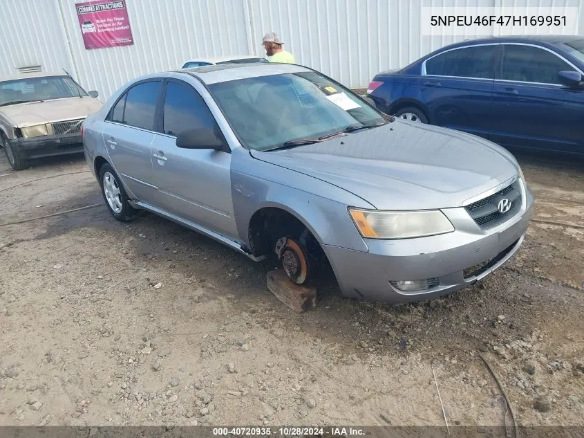 2007 Hyundai Sonata Limited/Se V6 VIN: 5NPEU46F47H169951 Lot: 40720935