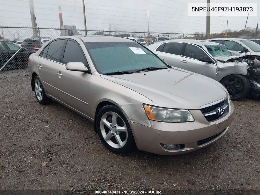 2007 Hyundai Sonata Limited/Se V6 VIN: 5NPEU46F97H193873 Lot: 40740431