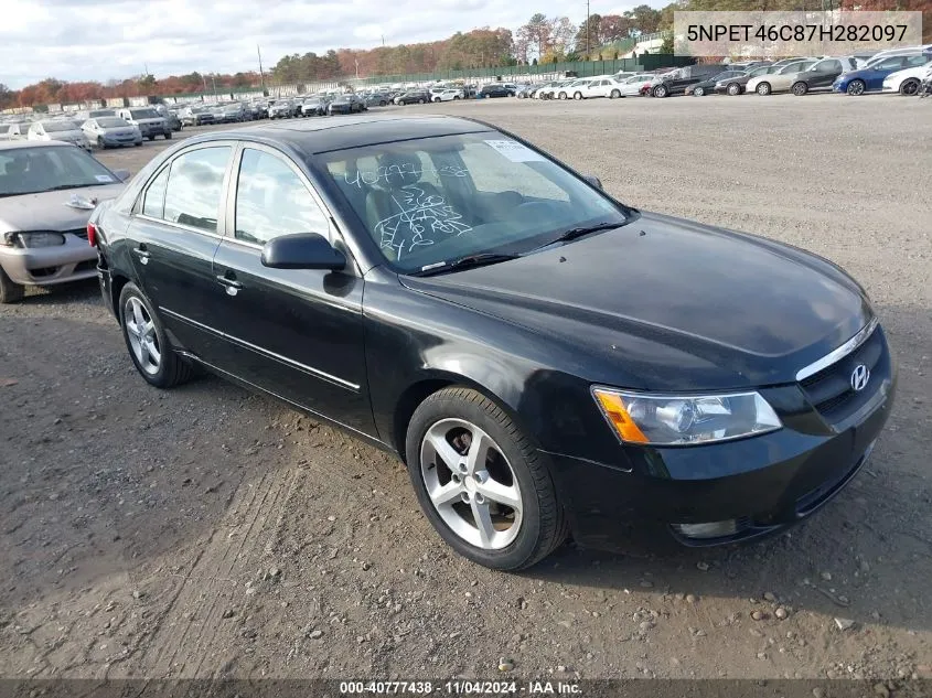 2007 Hyundai Sonata Gls VIN: 5NPET46C87H282097 Lot: 40777438