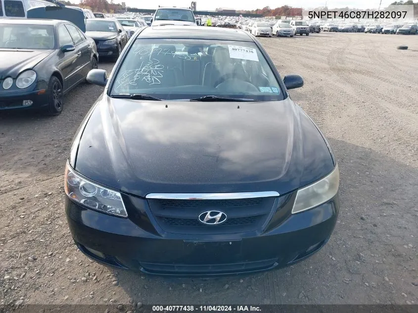 2007 Hyundai Sonata Gls VIN: 5NPET46C87H282097 Lot: 40777438