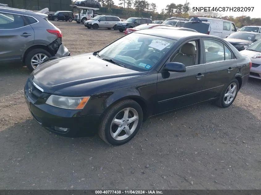 2007 Hyundai Sonata Gls VIN: 5NPET46C87H282097 Lot: 40777438