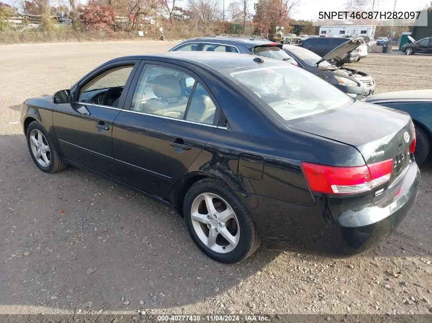 2007 Hyundai Sonata Gls VIN: 5NPET46C87H282097 Lot: 40777438