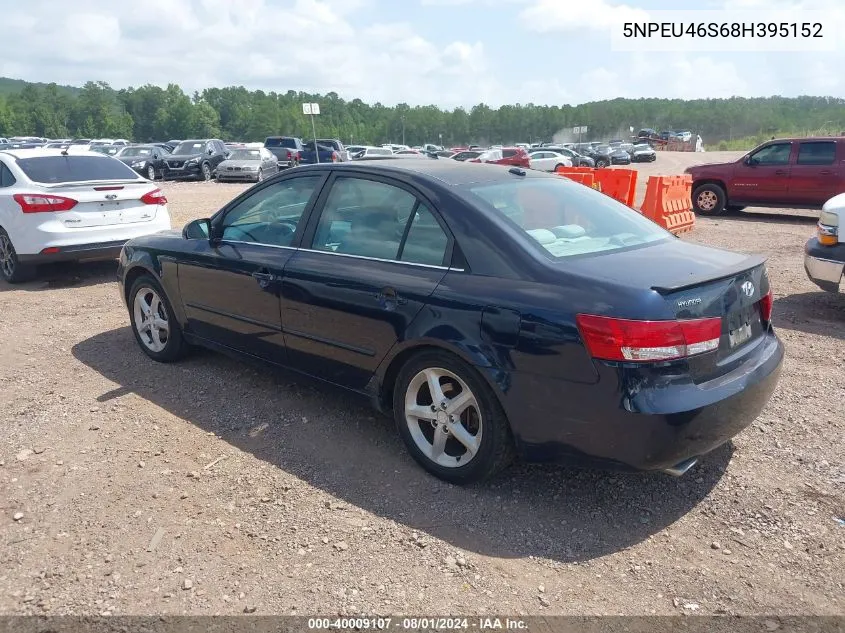 5NPEU46S68H395152 2008 Hyundai Sonata