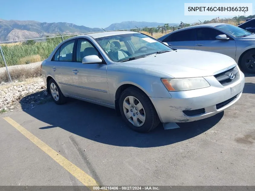 5NPET46C48H366323 2008 Hyundai Sonata Gls