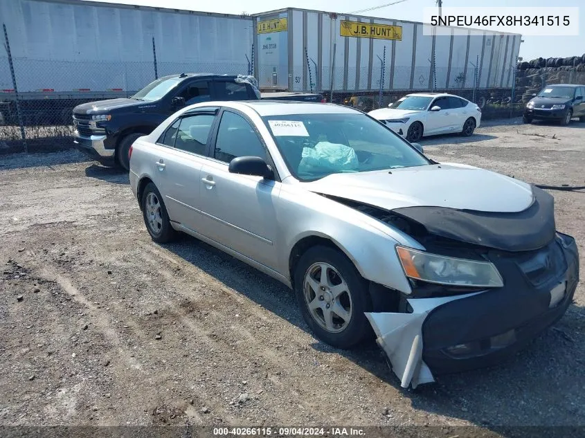 2008 Hyundai Sonata Limited V6/Se V6 VIN: 5NPEU46FX8H341515 Lot: 40266115