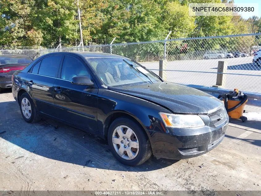 5NPET46C68H309380 2008 Hyundai Sonata Gls