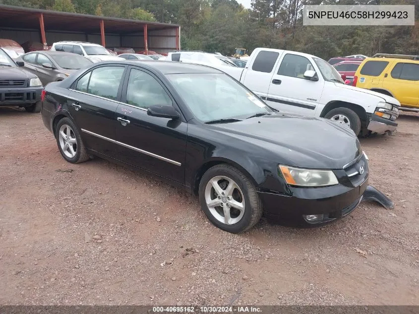 5NPEU46C58H299423 2008 Hyundai Sonata Limited/Se