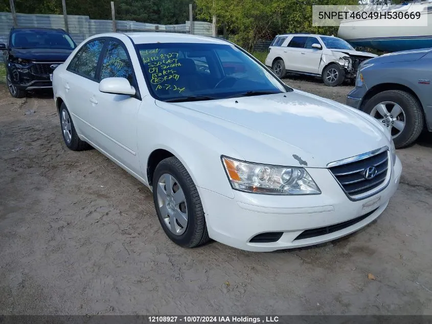 2009 Hyundai Sonata VIN: 5NPET46C49H530669 Lot: 12108927