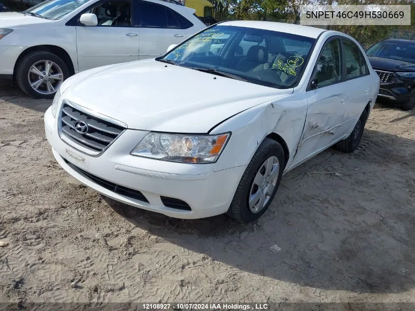 2009 Hyundai Sonata VIN: 5NPET46C49H530669 Lot: 12108927