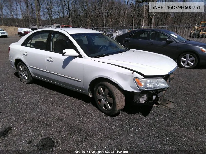 2009 Hyundai Sonata Gls VIN: 5NPET46CX9H505761 Lot: 30741725