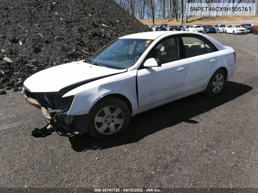 5NPET46CX9H505761 2009 Hyundai Sonata Gls