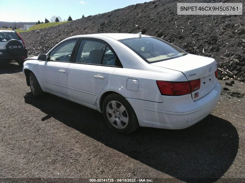 5NPET46CX9H505761 2009 Hyundai Sonata Gls