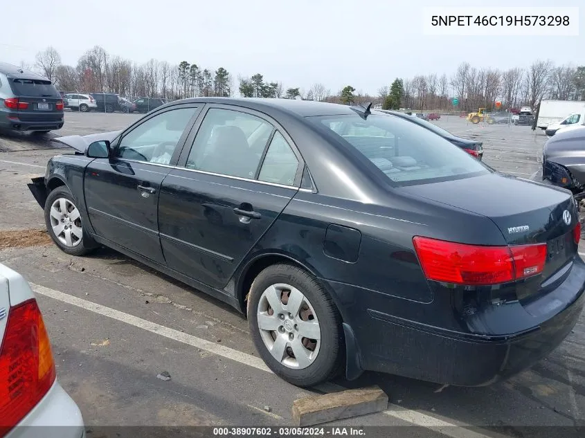 2009 Hyundai Sonata Gls VIN: 5NPET46C19H573298 Lot: 38907602