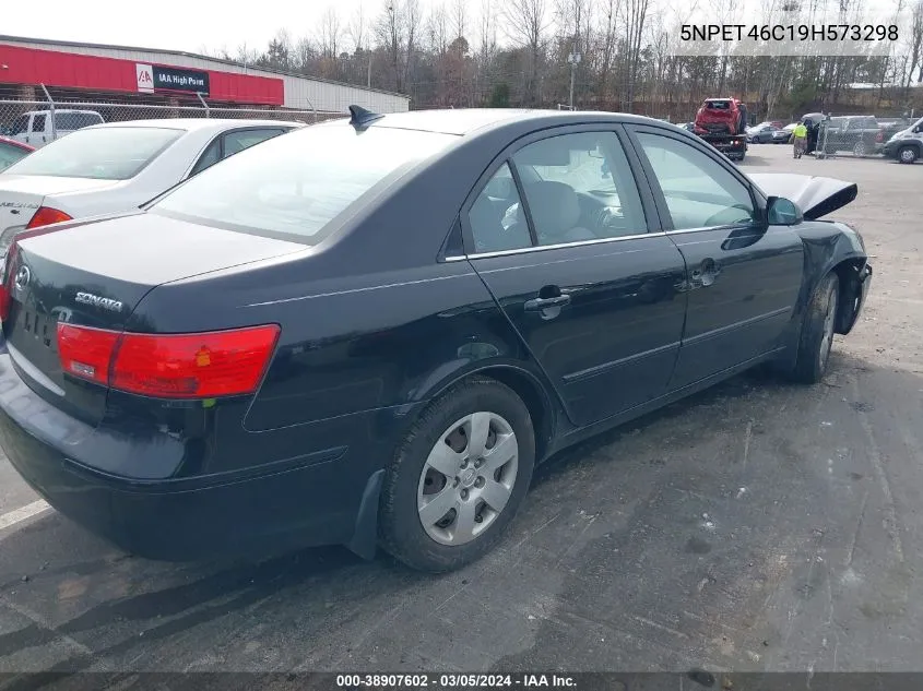 2009 Hyundai Sonata Gls VIN: 5NPET46C19H573298 Lot: 38907602