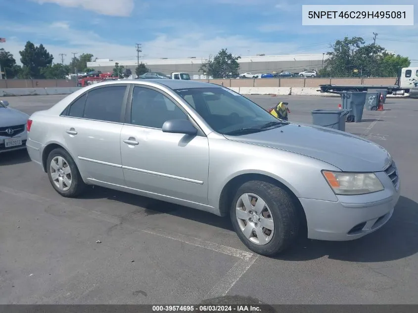 2009 Hyundai Sonata Gls VIN: 5NPET46C29H495081 Lot: 39574695