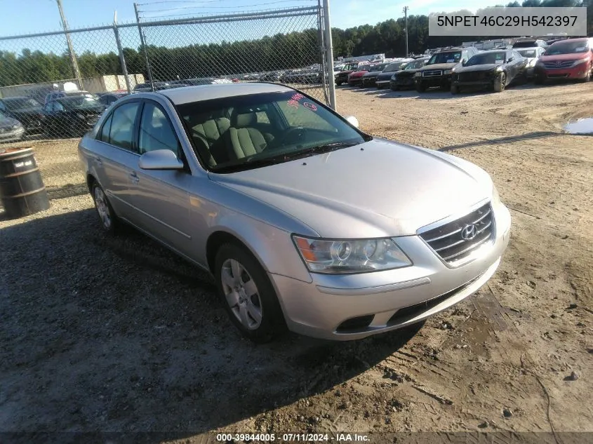 2009 Hyundai Sonata Gls VIN: 5NPET46C29H542397 Lot: 39844005