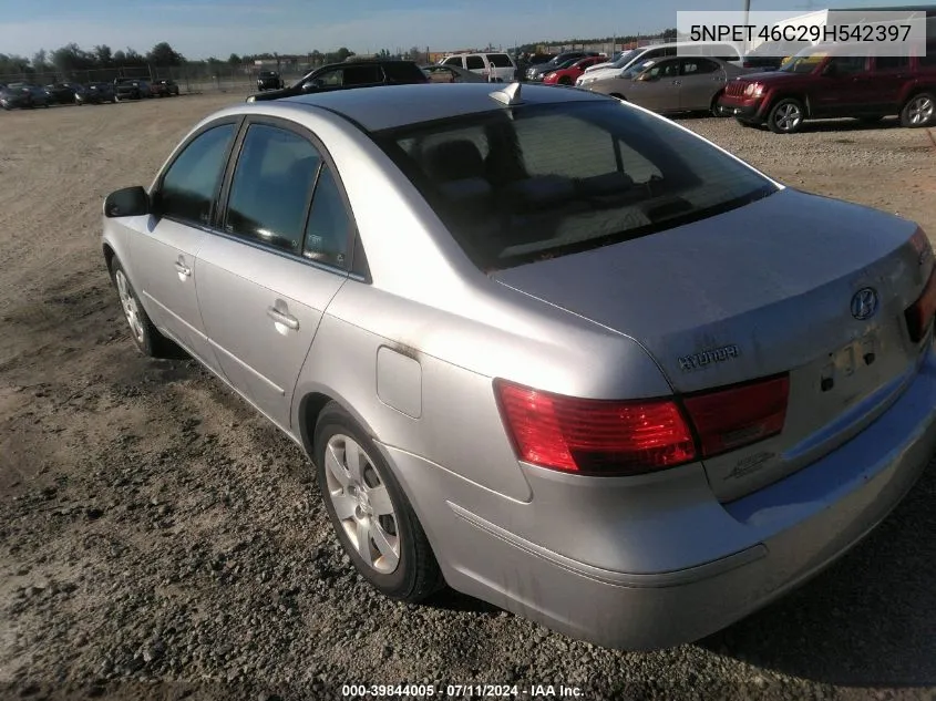 5NPET46C29H542397 2009 Hyundai Sonata Gls