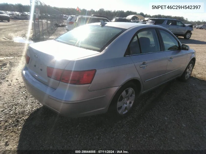 2009 Hyundai Sonata Gls VIN: 5NPET46C29H542397 Lot: 39844005