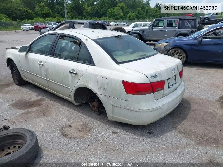 2009 Hyundai Sonata Gls VIN: 5NPET46CX9H462989 Lot: 39850747