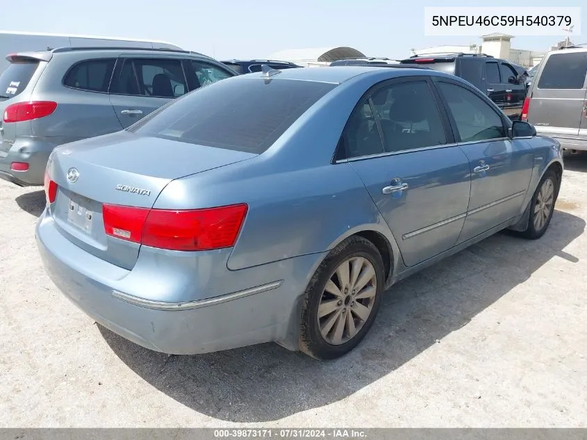 5NPEU46C59H540379 2009 Hyundai Sonata Limited