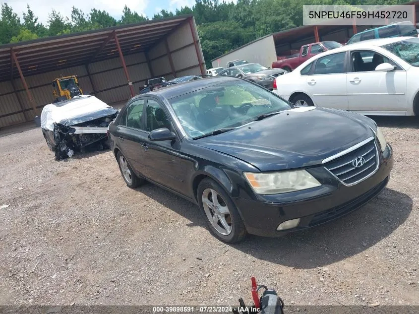 5NPEU46F59H452720 2009 Hyundai Sonata Se V6