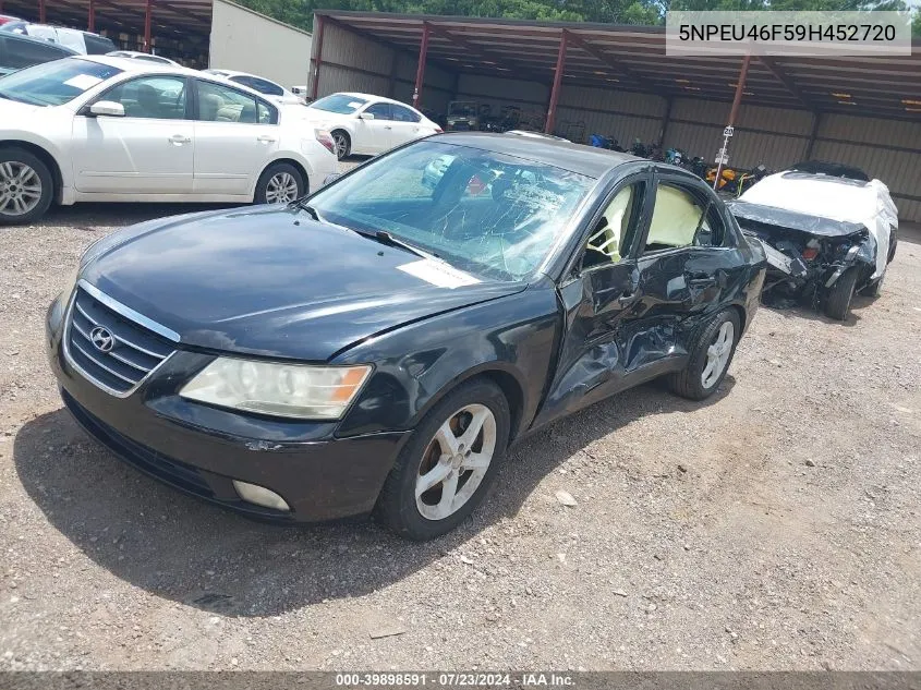 2009 Hyundai Sonata Se V6 VIN: 5NPEU46F59H452720 Lot: 39898591