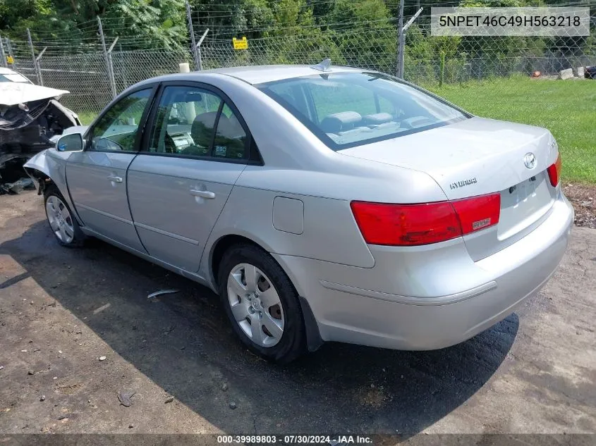 5NPET46C49H563218 2009 Hyundai Sonata Gls