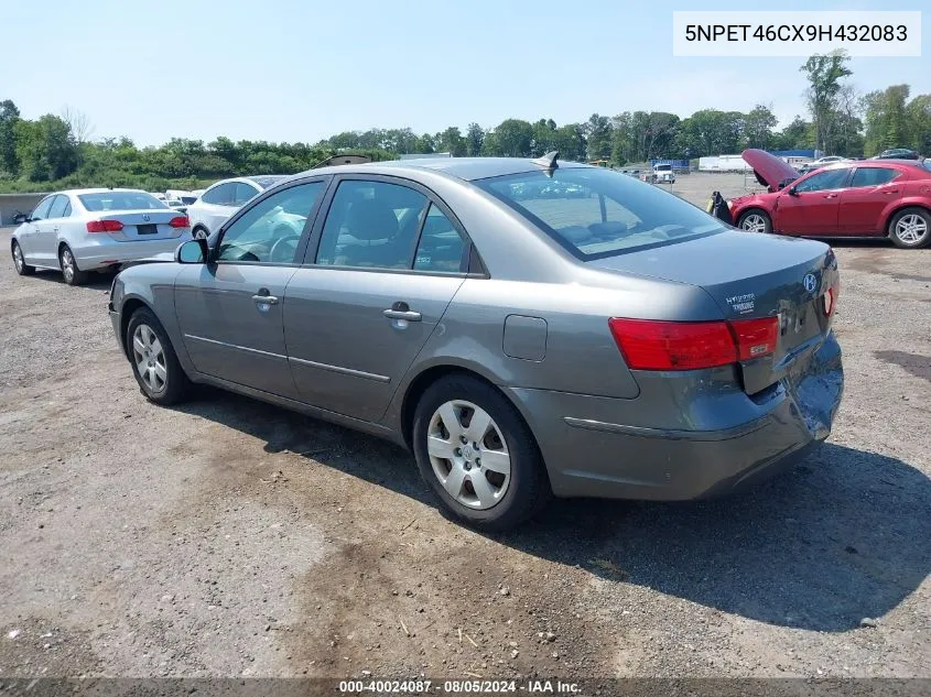 5NPET46CX9H432083 2009 Hyundai Sonata Gls