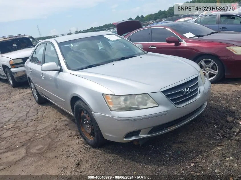 2009 Hyundai Sonata Gls VIN: 5NPET46C29H534770 Lot: 40040979