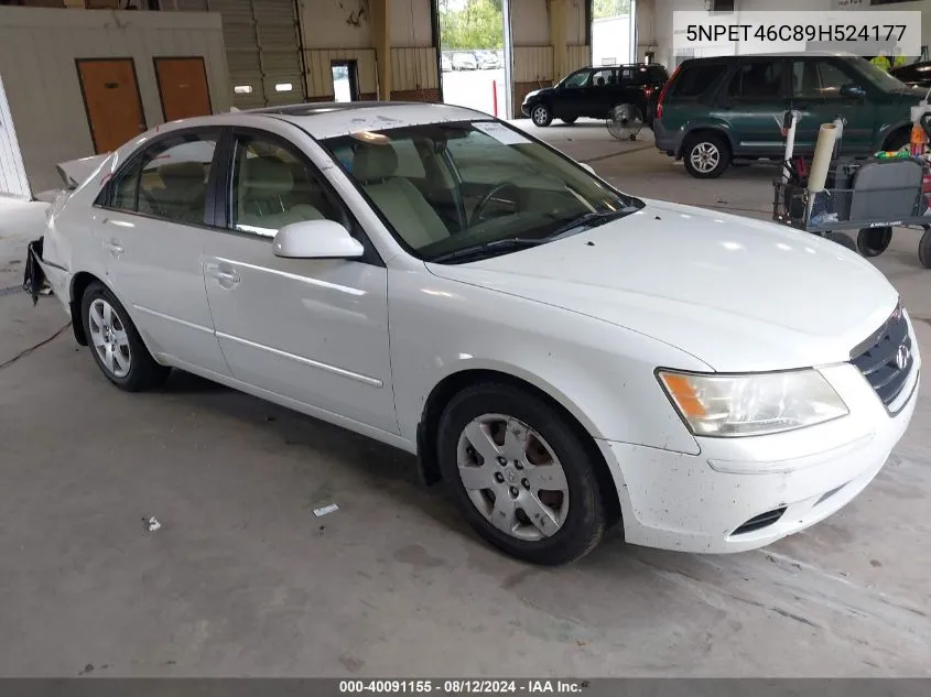 5NPET46C89H524177 2009 Hyundai Sonata Gls