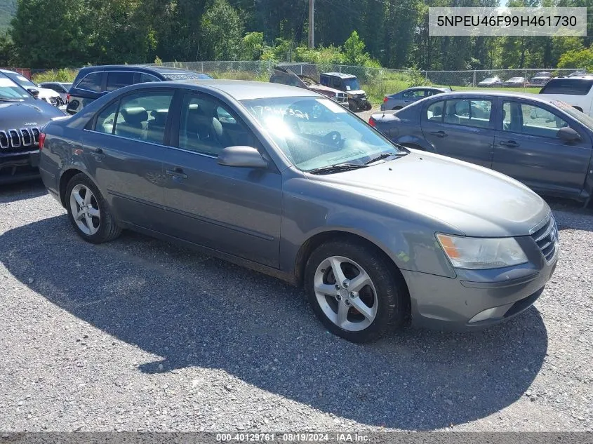 2009 Hyundai Sonata Se V6 VIN: 5NPEU46F99H461730 Lot: 40129761