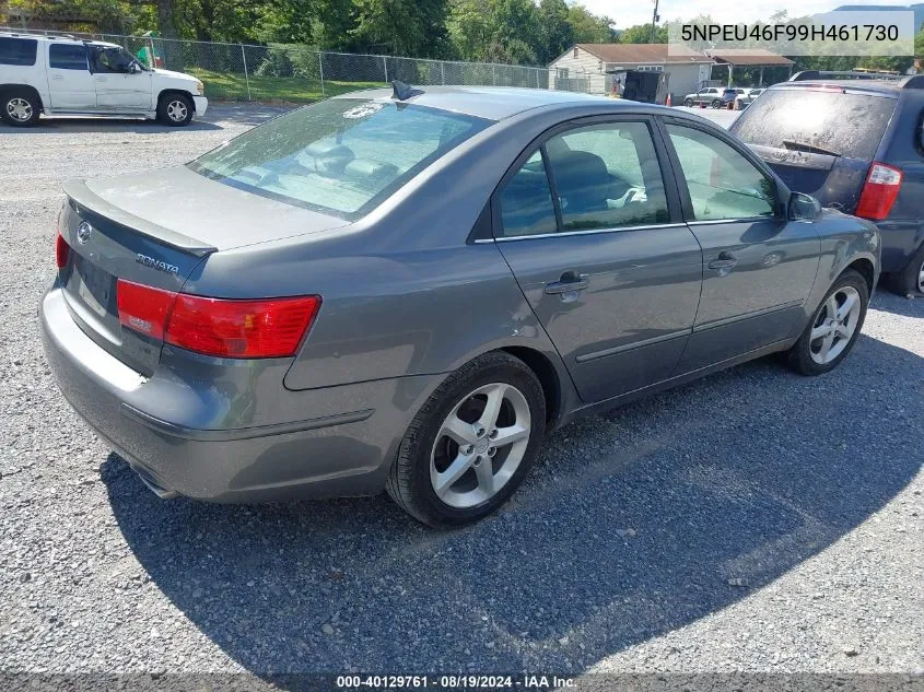 2009 Hyundai Sonata Se V6 VIN: 5NPEU46F99H461730 Lot: 40129761