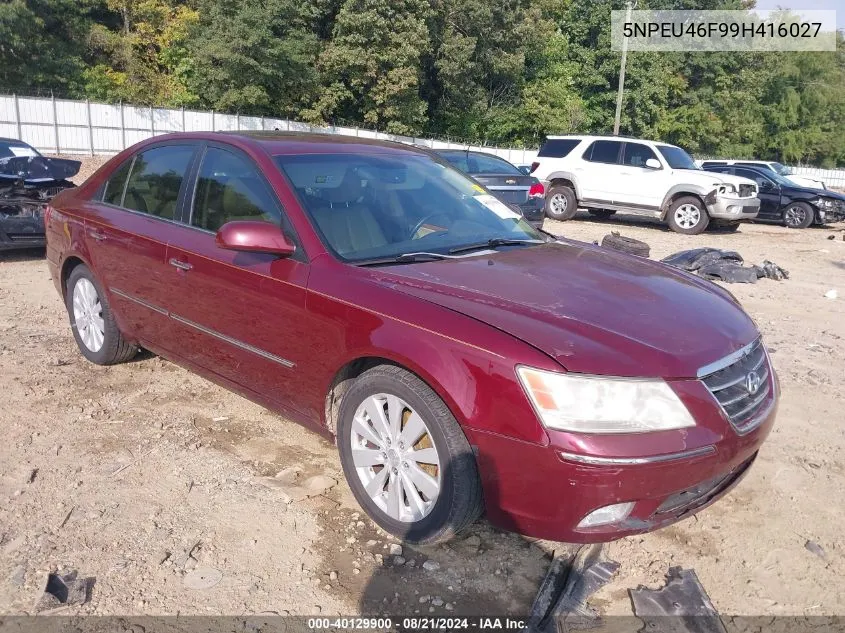 2009 Hyundai Sonata Limited V6 VIN: 5NPEU46F99H416027 Lot: 40129900