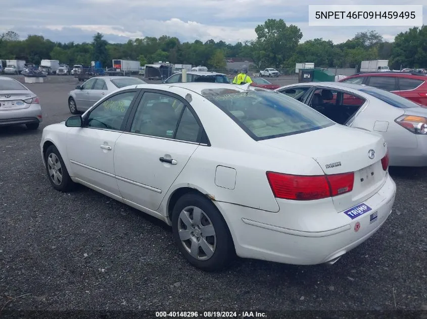 5NPET46F09H459495 2009 Hyundai Sonata Gls V6