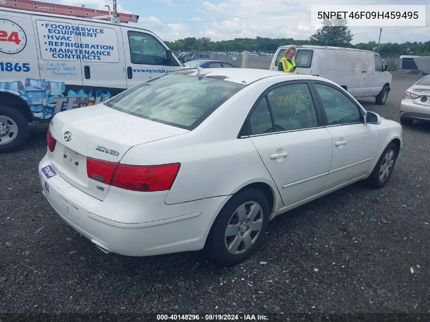 2009 Hyundai Sonata Gls V6 VIN: 5NPET46F09H459495 Lot: 40148296