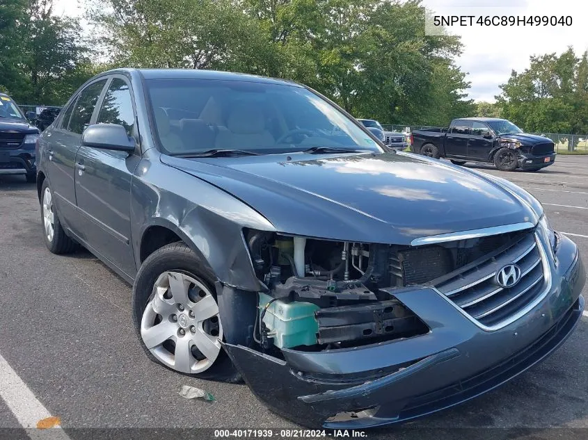 2009 Hyundai Sonata Gls VIN: 5NPET46C89H499040 Lot: 40171939