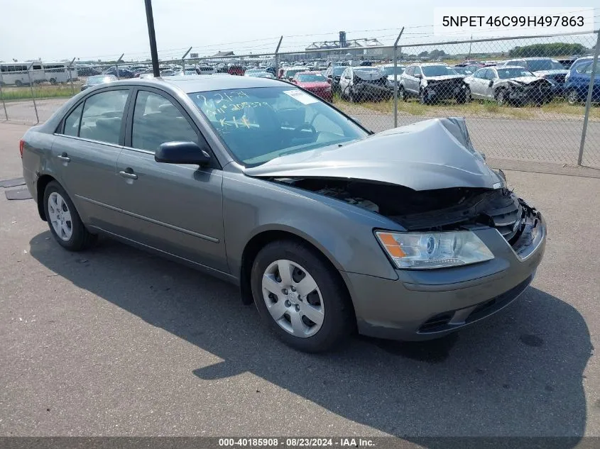 2009 Hyundai Sonata Gls VIN: 5NPET46C99H497863 Lot: 40185908