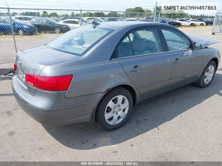 5NPET46C99H497863 2009 Hyundai Sonata Gls