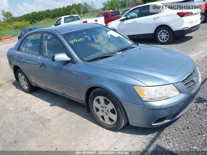 2009 Hyundai Sonata Gls VIN: 5NPET46C79H563990 Lot: 40196497