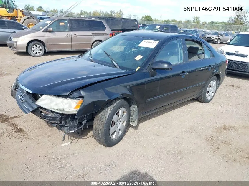 2009 Hyundai Sonata Gls VIN: 5NPET46C79H541004 Lot: 40226562