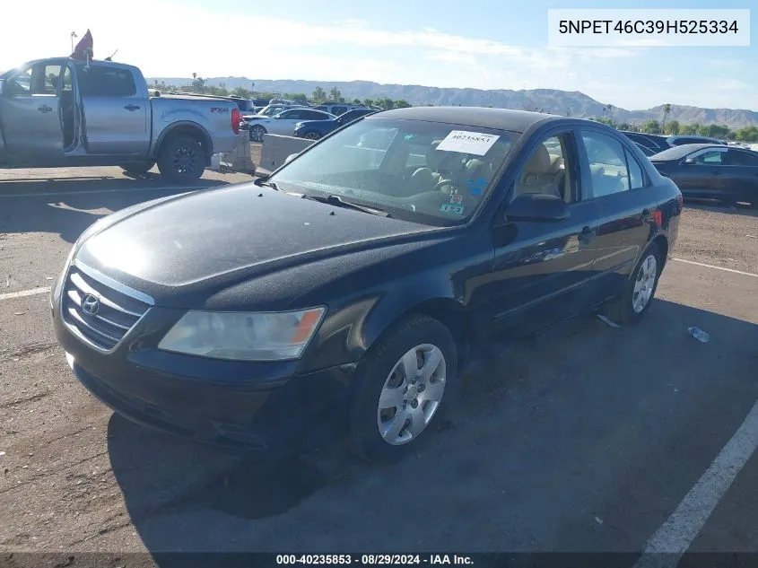 2009 Hyundai Sonata Gls VIN: 5NPET46C39H525334 Lot: 40235853