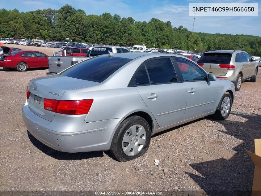 2009 Hyundai Sonata Gls VIN: 5NPET46C99H566650 Lot: 40272937