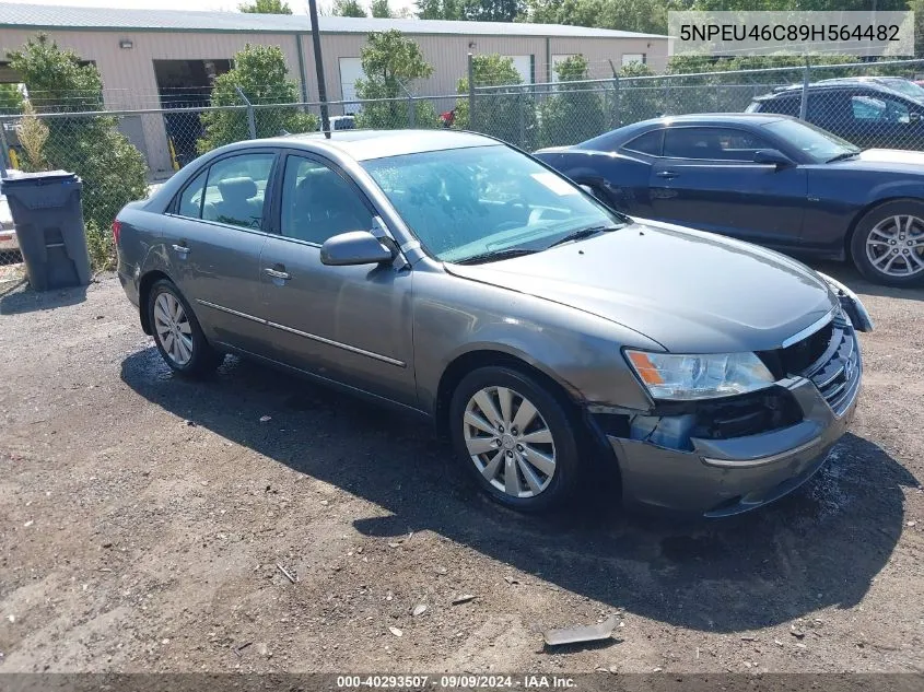 2009 Hyundai Sonata Limited VIN: 5NPEU46C89H564482 Lot: 40293507